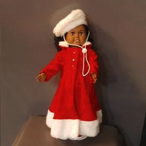 18 inch doll long winter coat